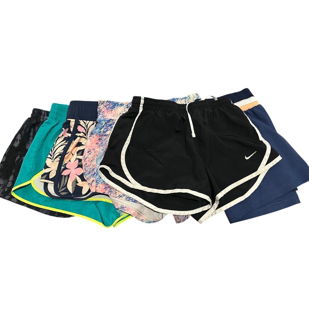 Lot of 6 Girls Athletic shorts and skort various brands Nike, Adidas, DSG, Roxy